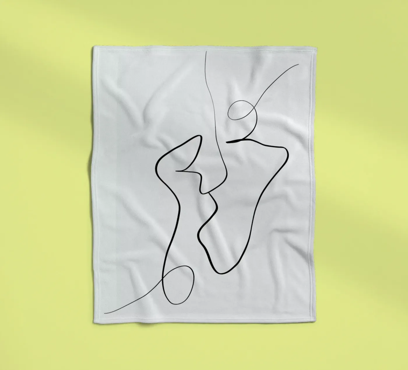 Connected II fleecedeken van Graphite