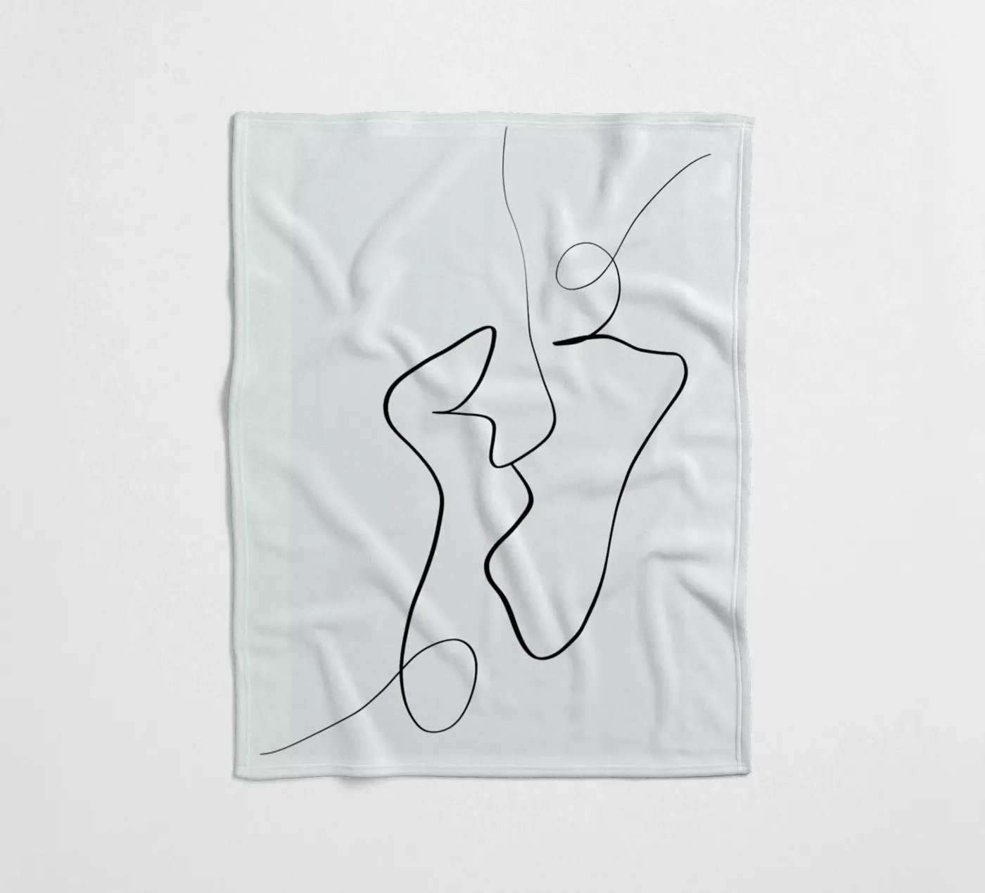 Connected II fleecedeken van Graphite