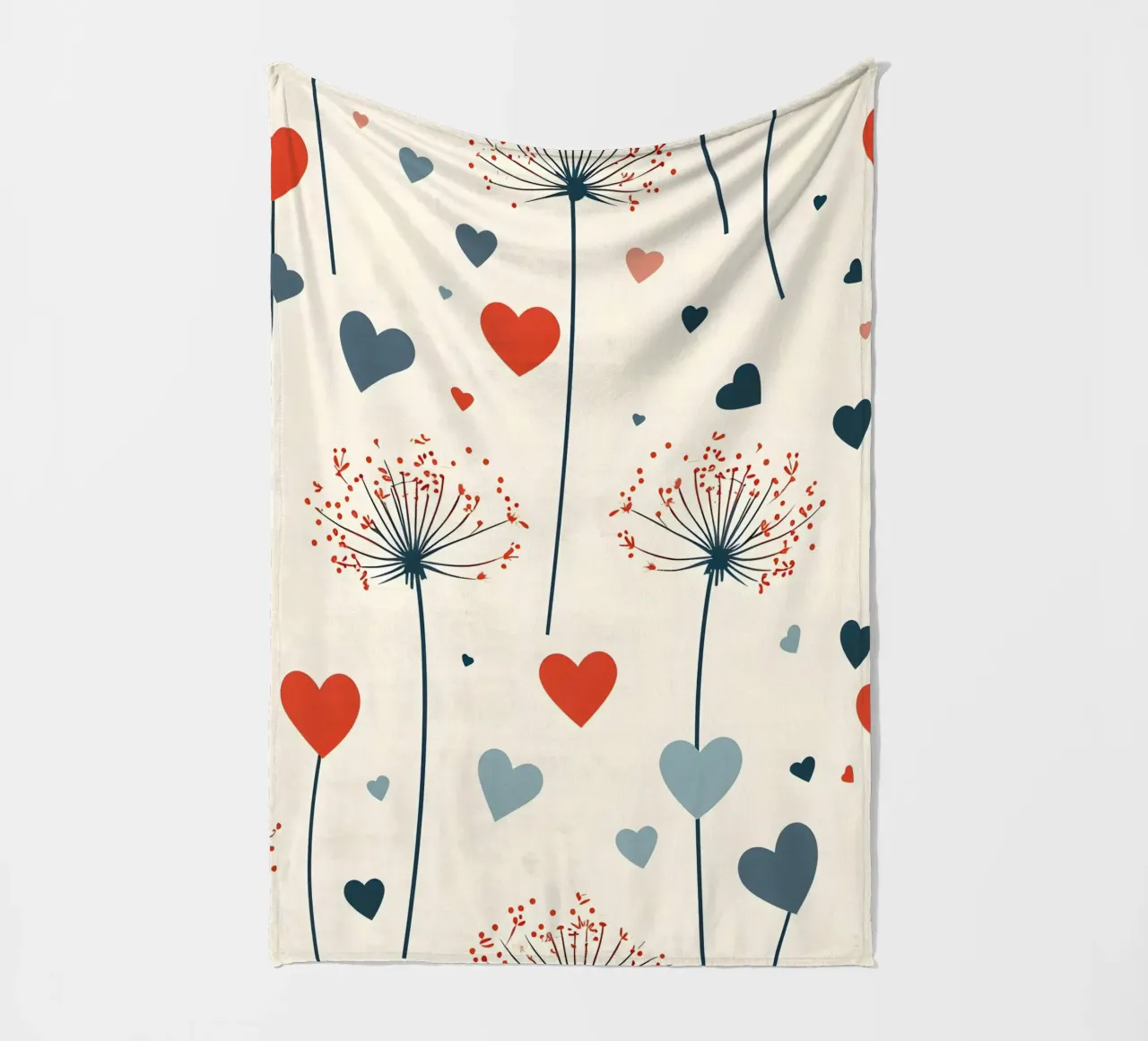 Amore denti di leone coperta in pile da Botanical Pattern House