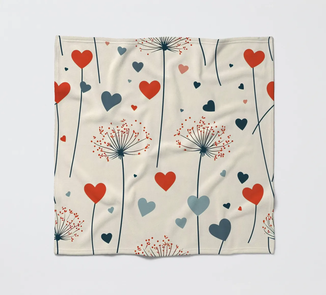 Amore denti di leone coperta in pile da Botanical Pattern House