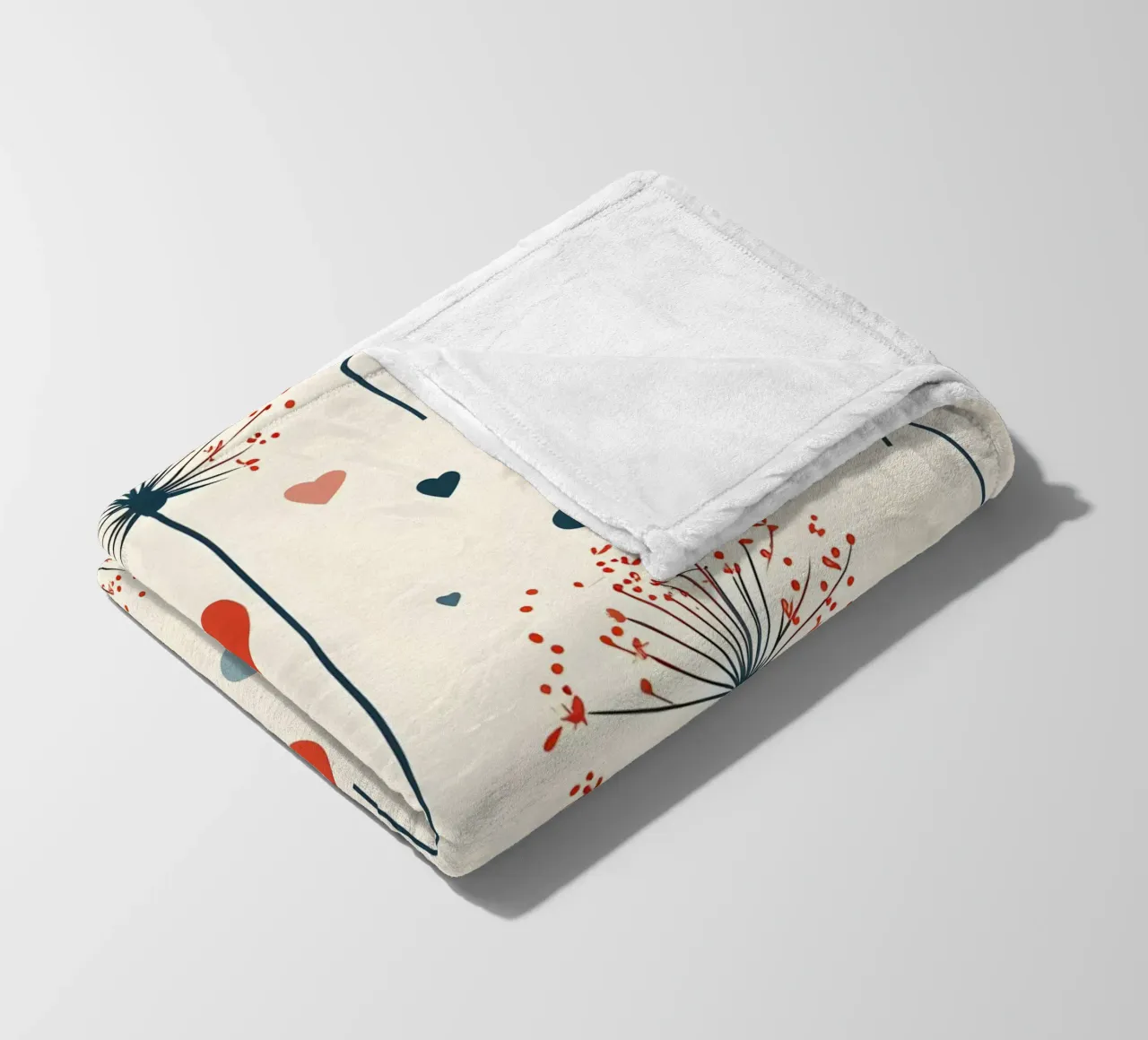 Amore denti di leone coperta in pile da Botanical Pattern House