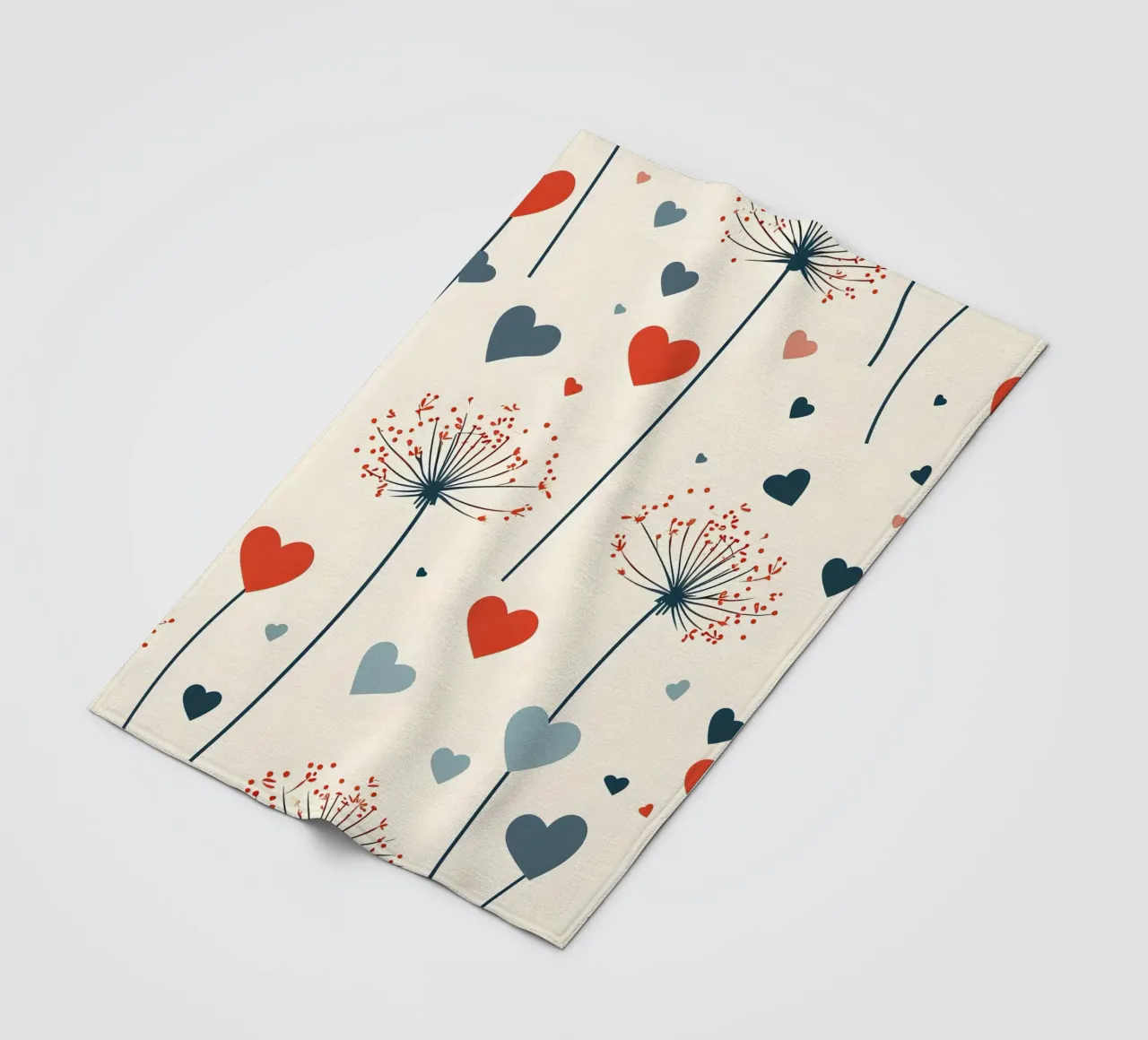 Amore denti di leone coperta in pile da Botanical Pattern House