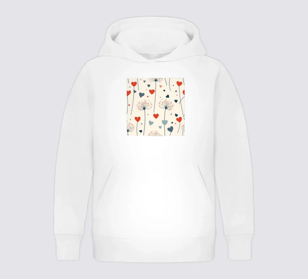 Amore denti di leone felpa bambino con cappuccio da Botanical Pattern House