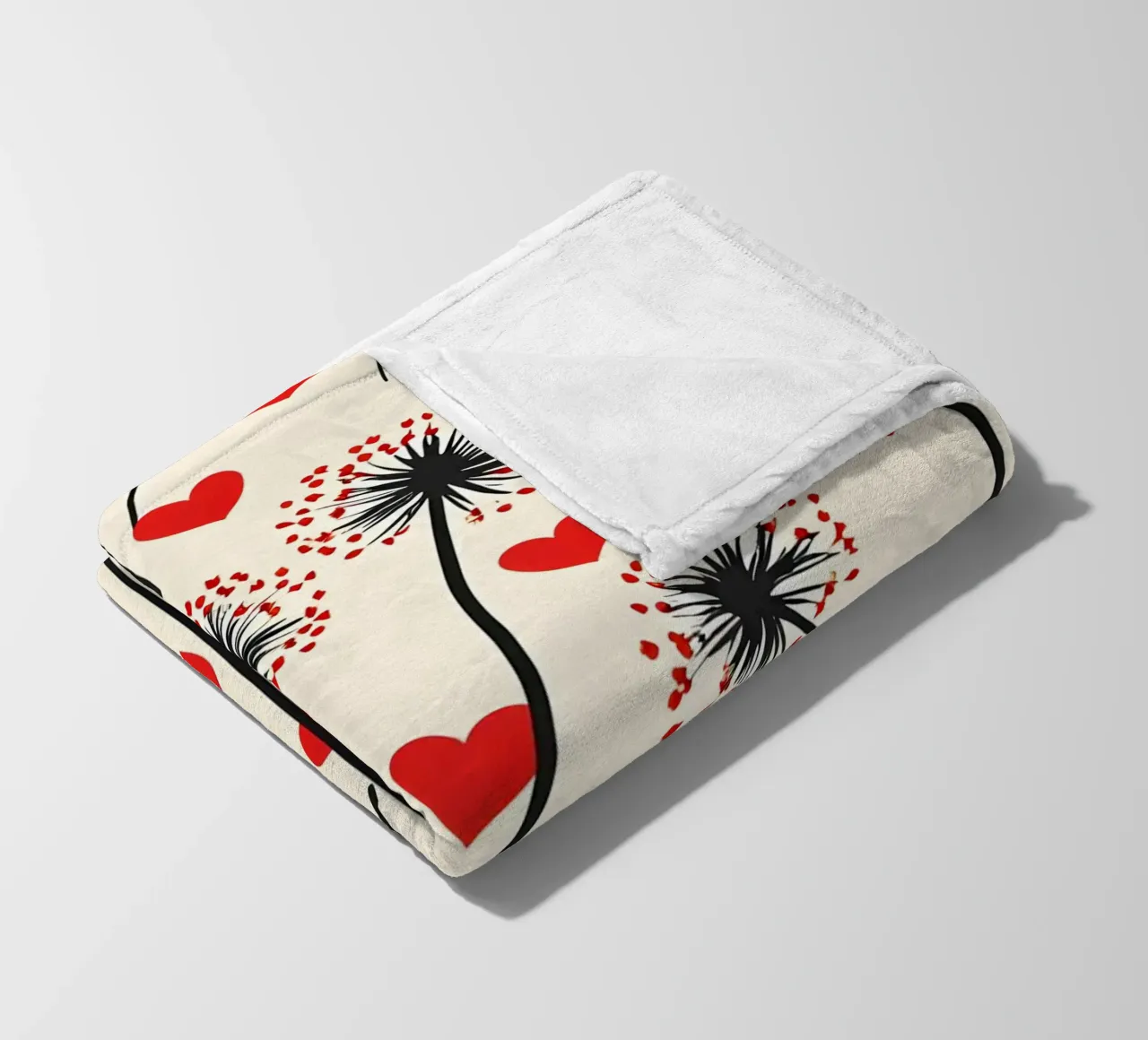 Amore denti di leone coperta in pile da Botanical Pattern House