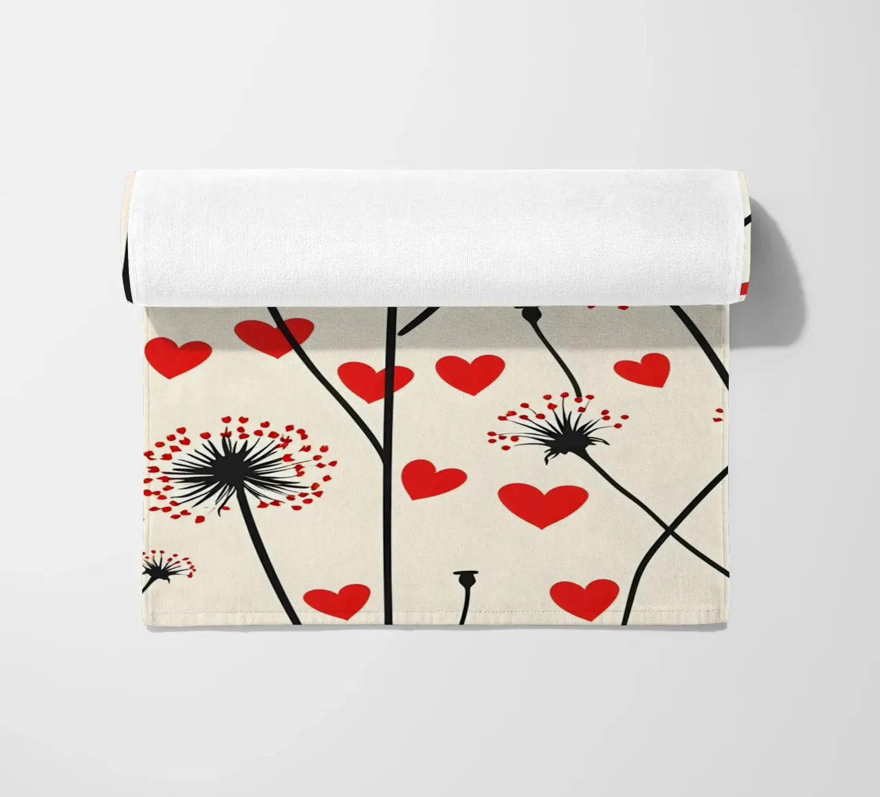 Amore denti di leone telo mare da Botanical Pattern House