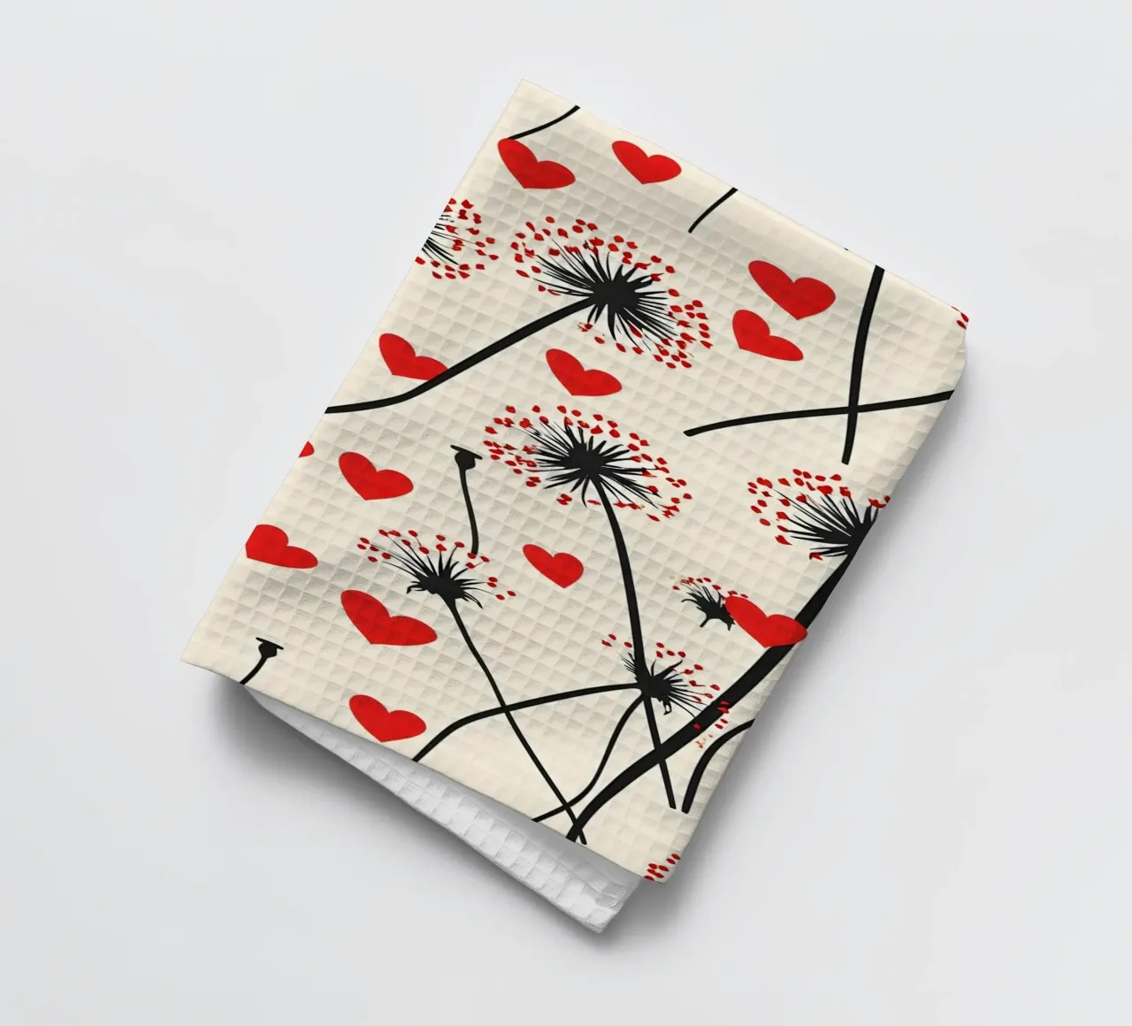 Amore denti di leone canovaccio da cucina da Botanical Pattern House