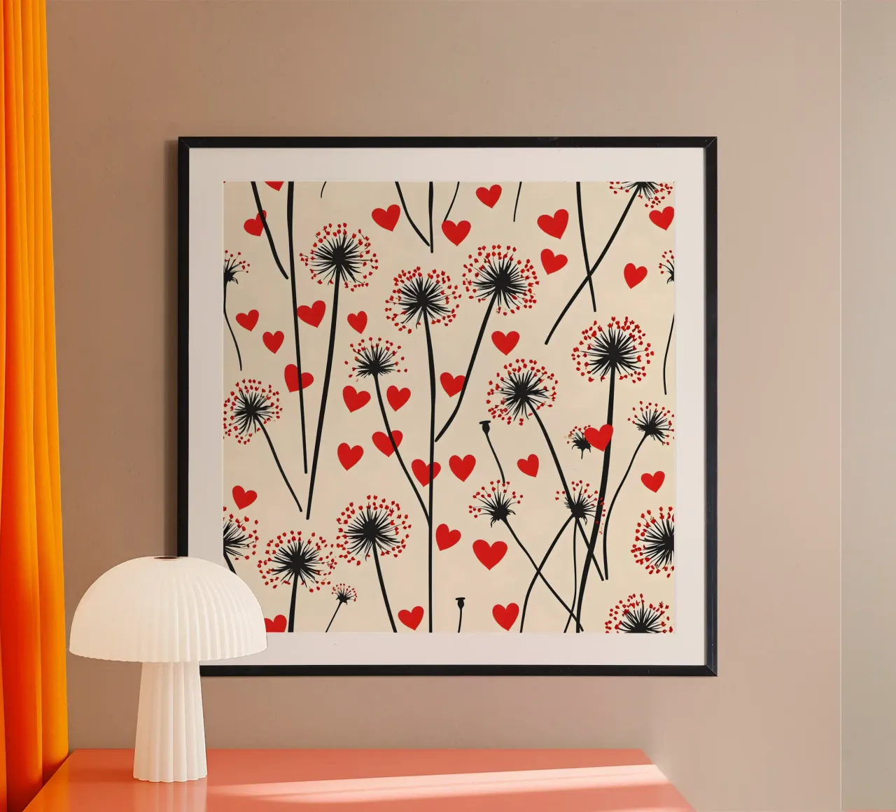 Amore denti di leone carta hahnemühle da Botanical Pattern House