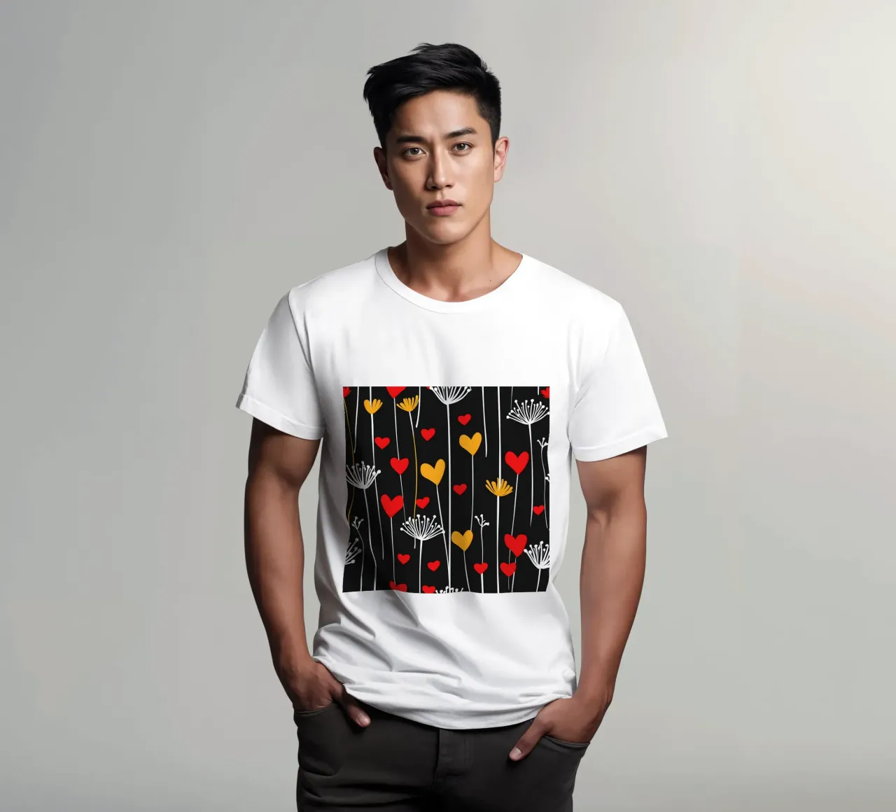 Amore denti di leone t-shirt da Botanical Pattern House