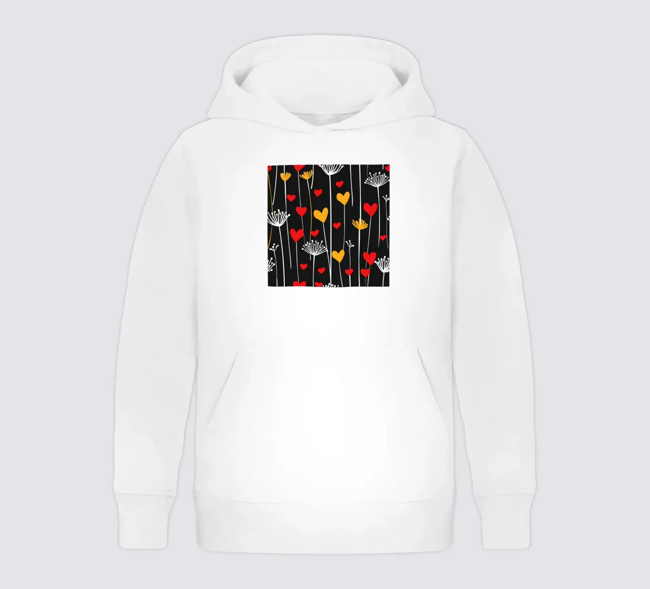 Amore denti di leone felpa bambino con cappuccio da Botanical Pattern House