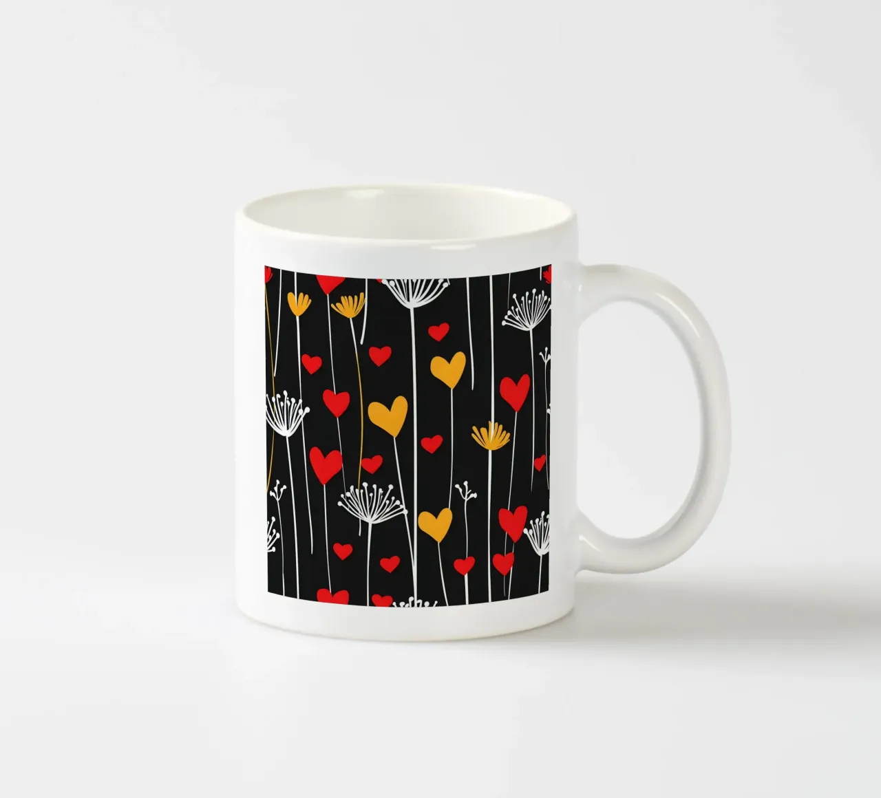 Amore denti di leone tazza in ceramica da Botanical Pattern House