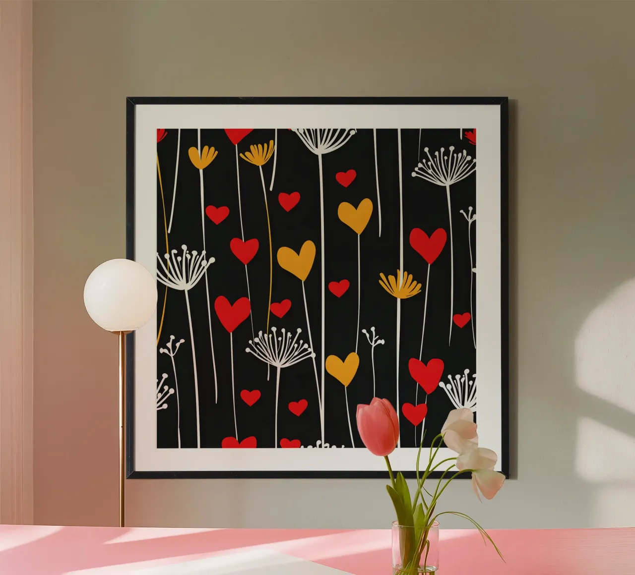 Amore denti di leone carta hahnemühle da Botanical Pattern House