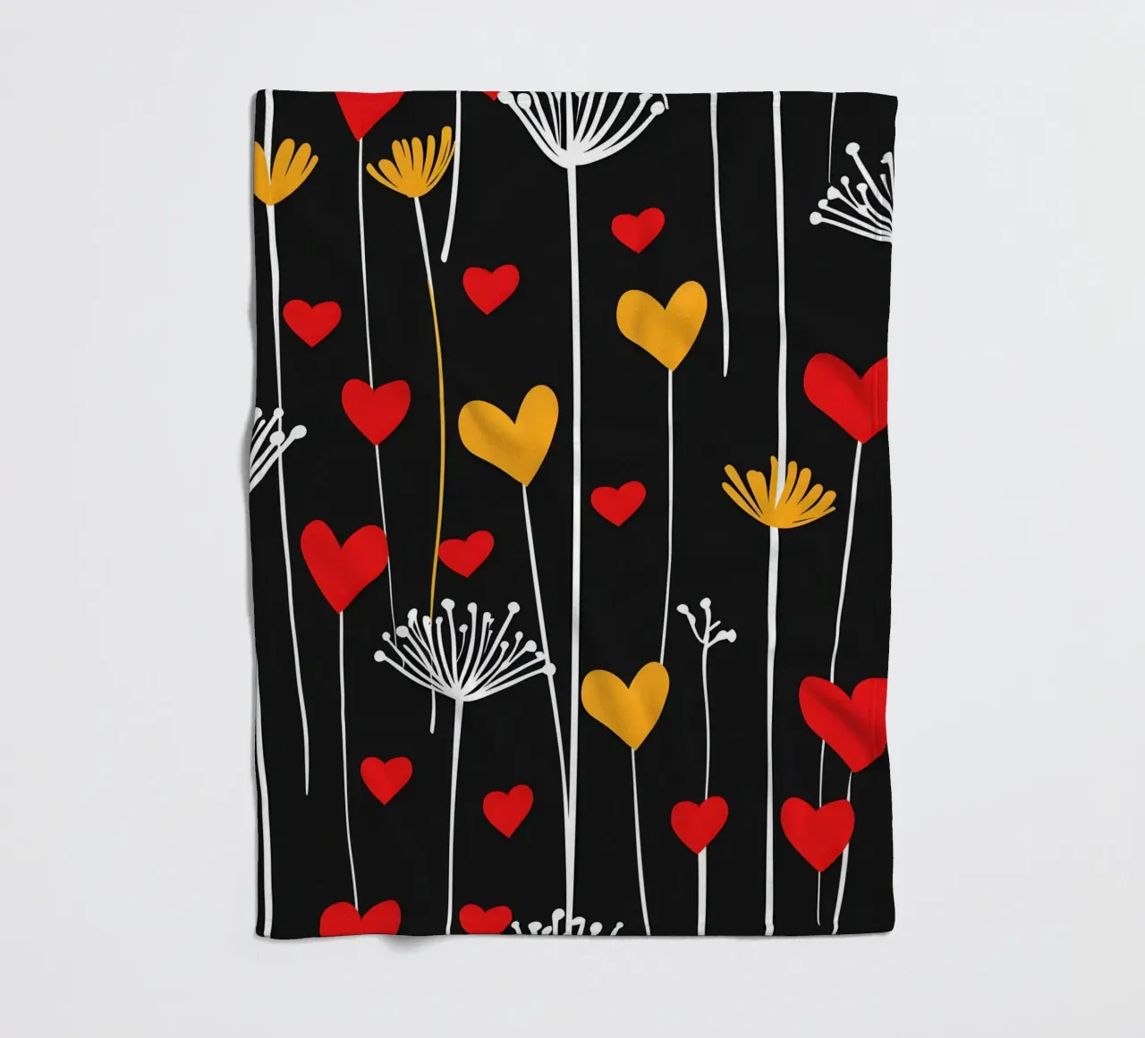 Amore denti di leone coperta in pile da Botanical Pattern House