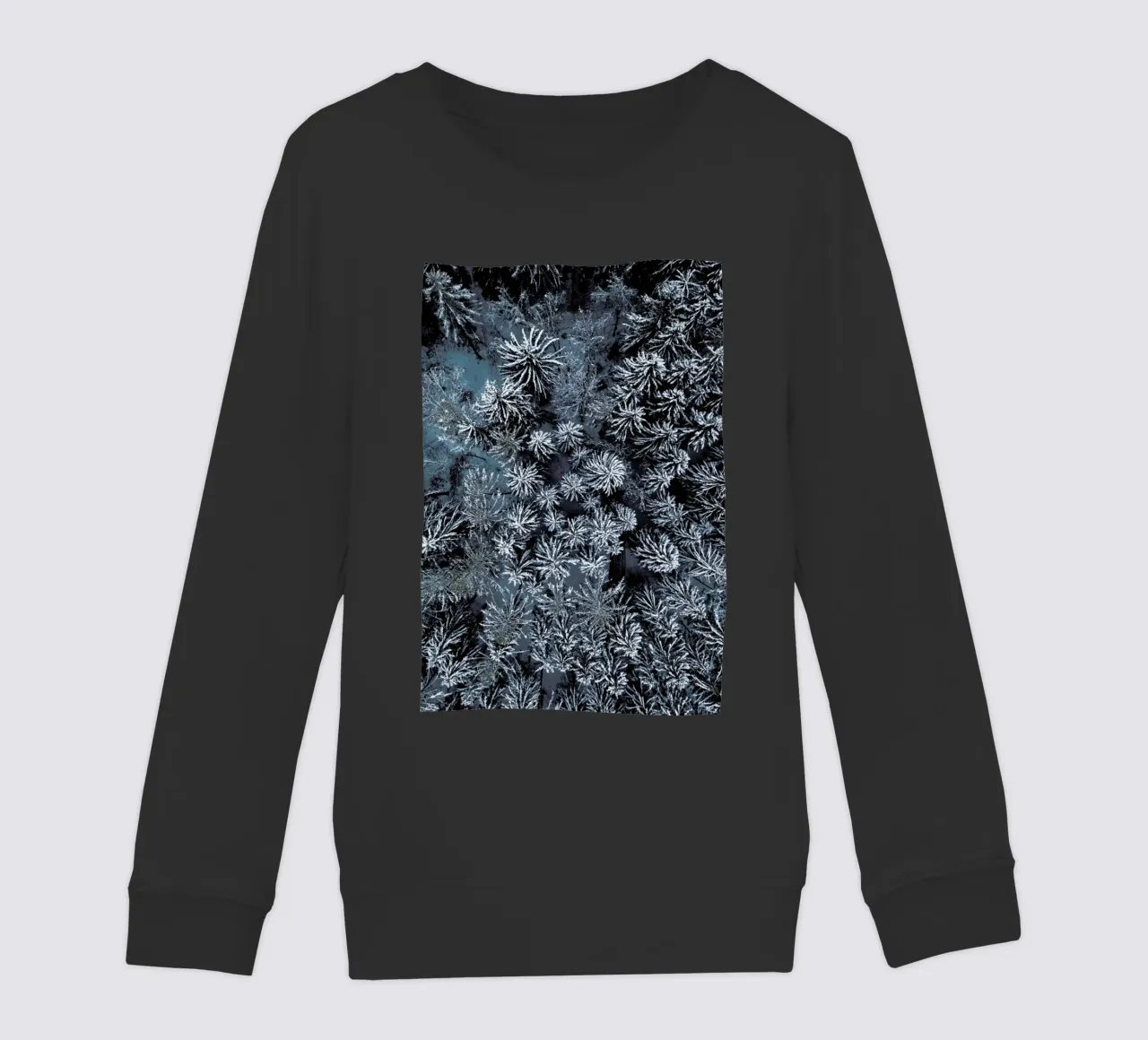 Path Through The Winter Forest felpa bambino da Studio Nahili