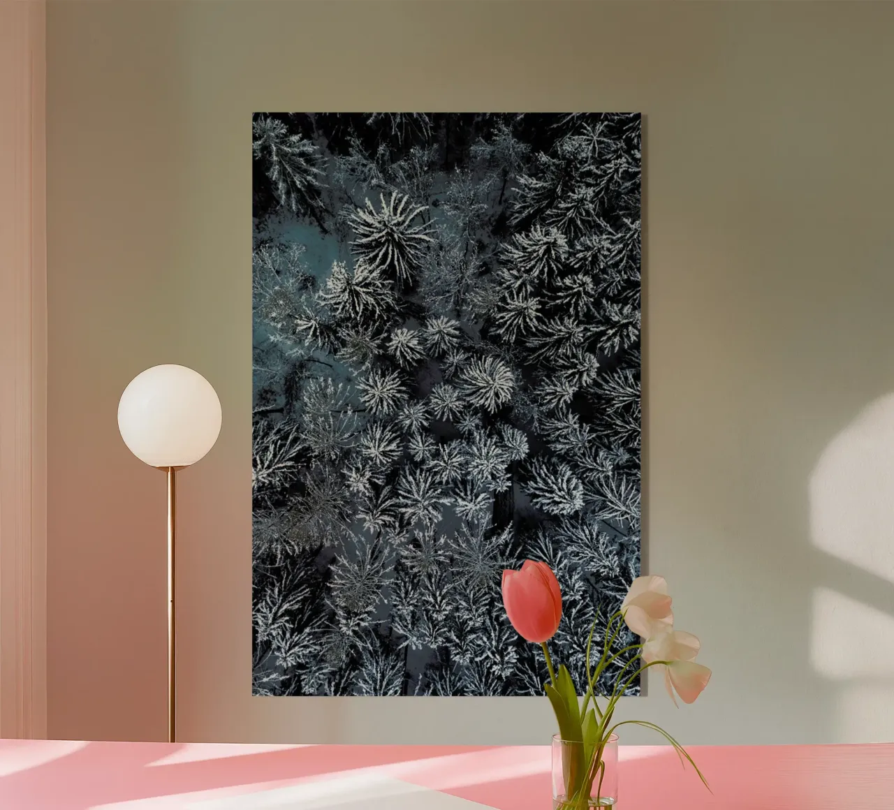 Path Through The Winter Forest plexiglass da Studio Nahili