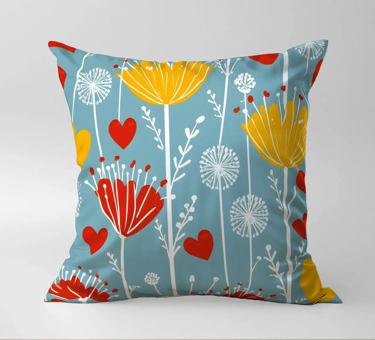 Amore denti di leone cuscino da Botanical Pattern House