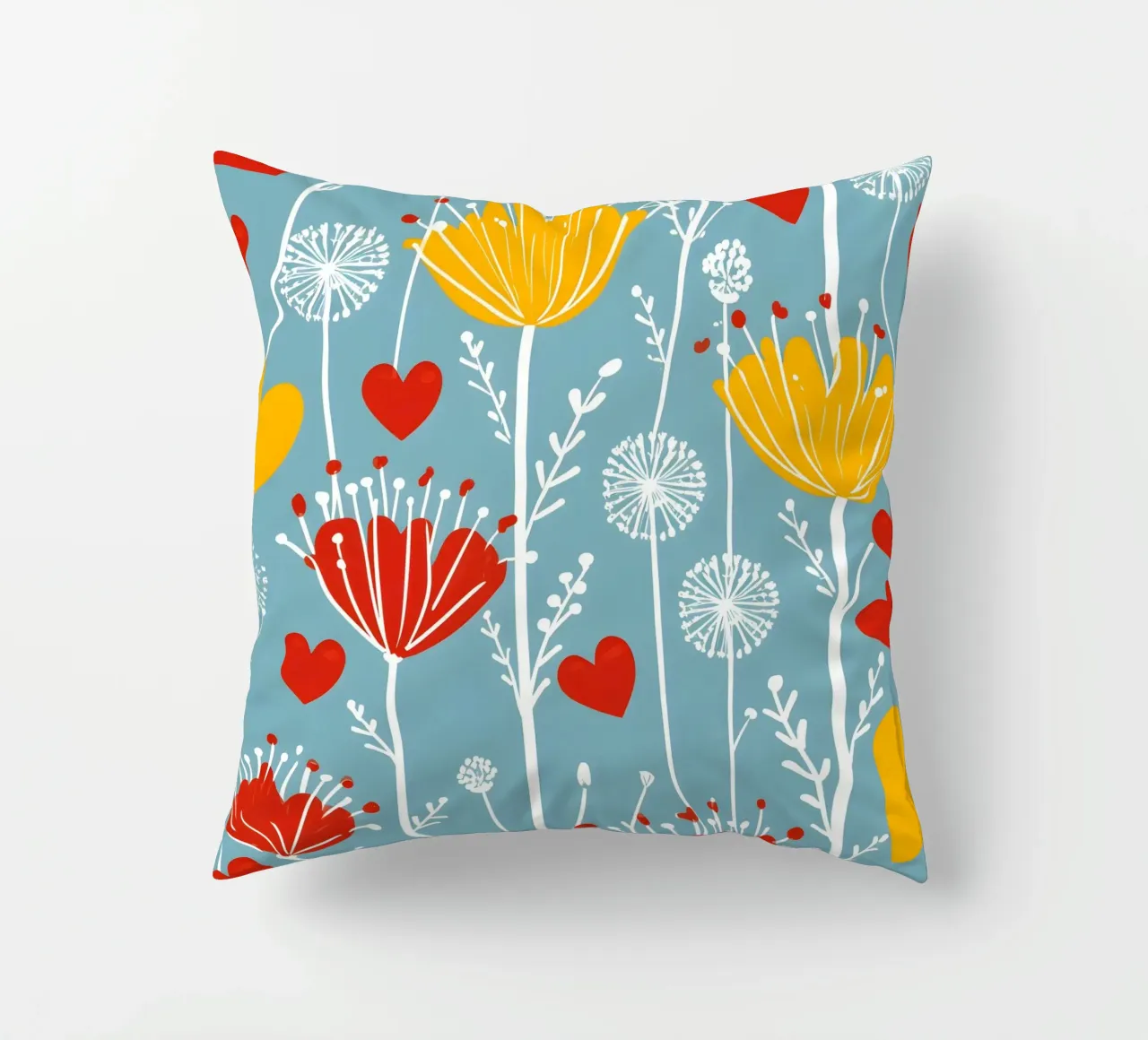 Amore denti di leone cuscino da Botanical Pattern House