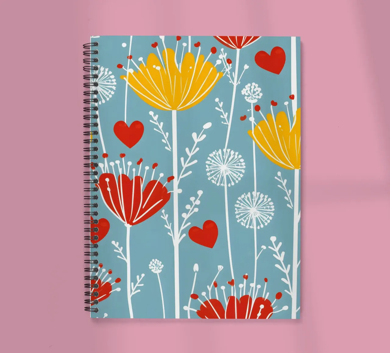 Amore denti di leone diario ad anelli da Botanical Pattern House