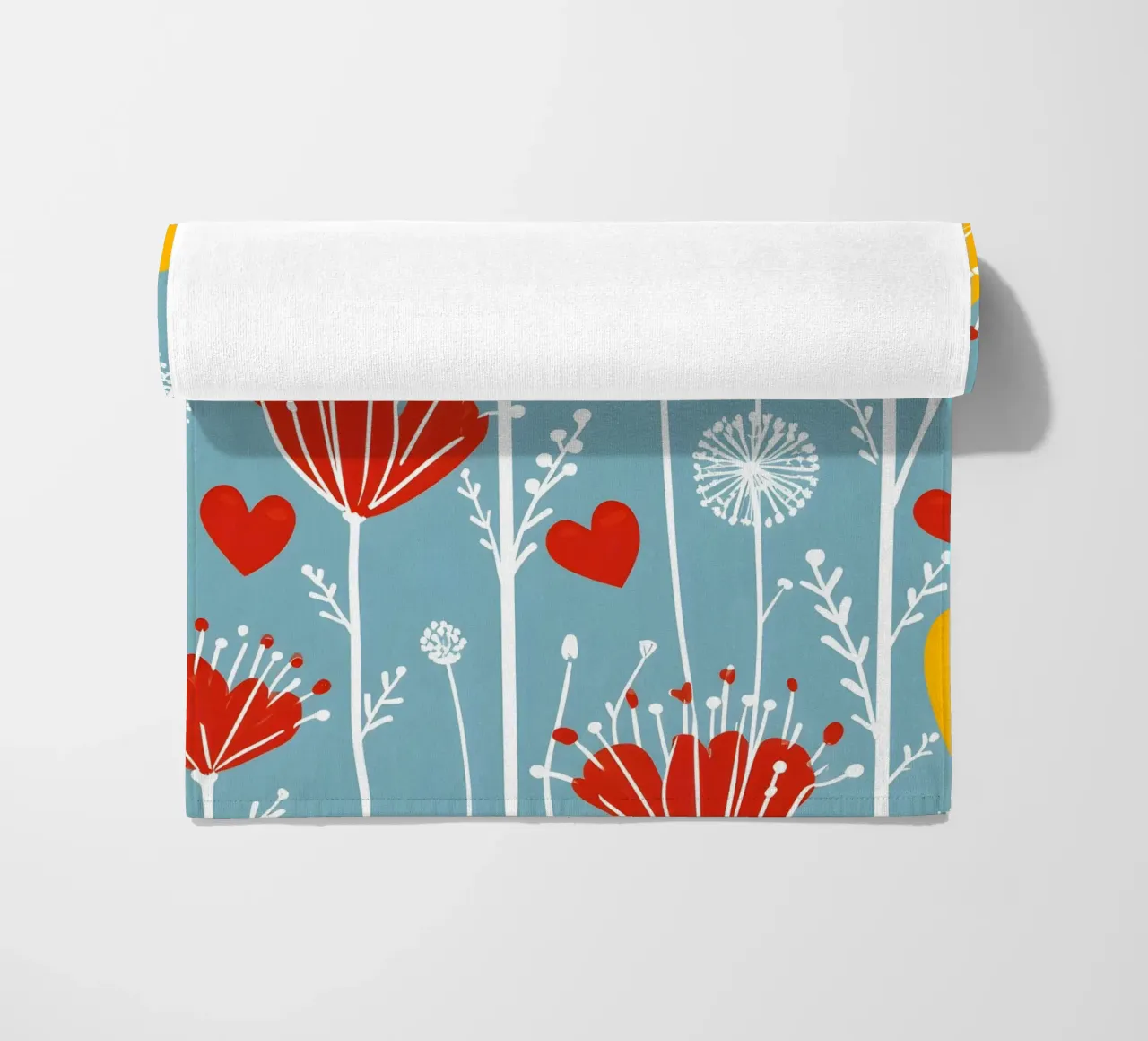 Amore denti di leone telo mare da Botanical Pattern House