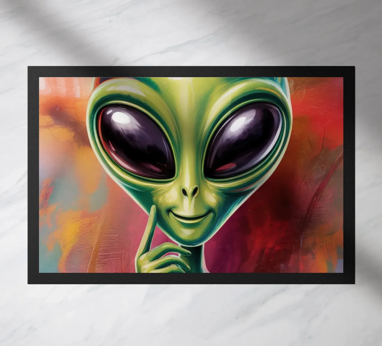 Alien Gemälde zerbino da Not from this planet