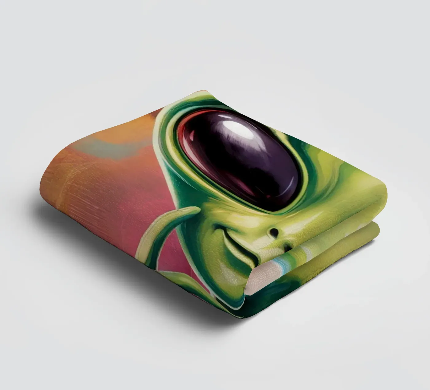 Alien Gemälde towel by Not from this planet