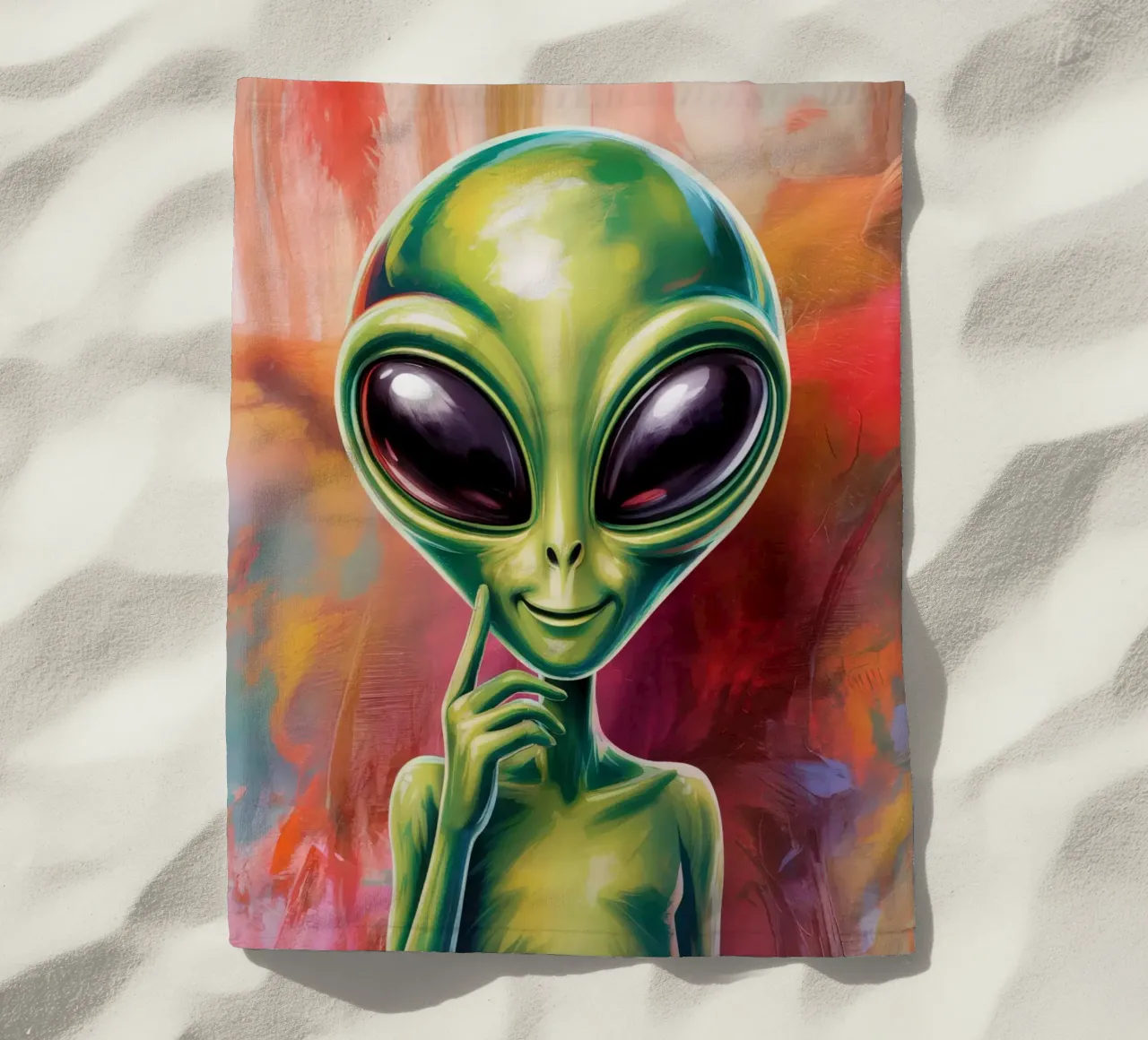 Alien Gemälde telo mare da Not from this planet