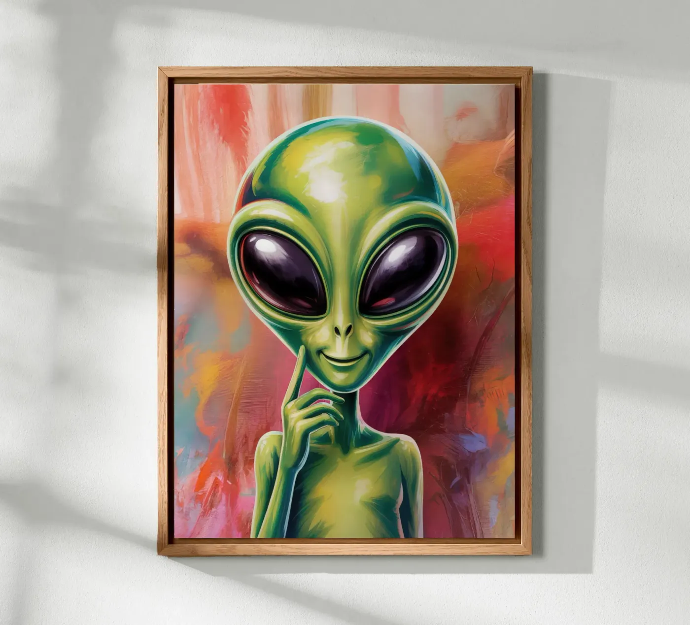 Alien Gemälde pannello forex da Not from this planet