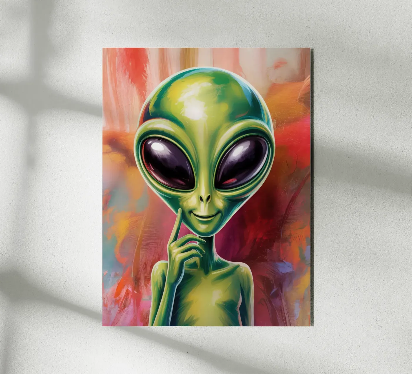 Alien Gemälde pannello forex da Not from this planet