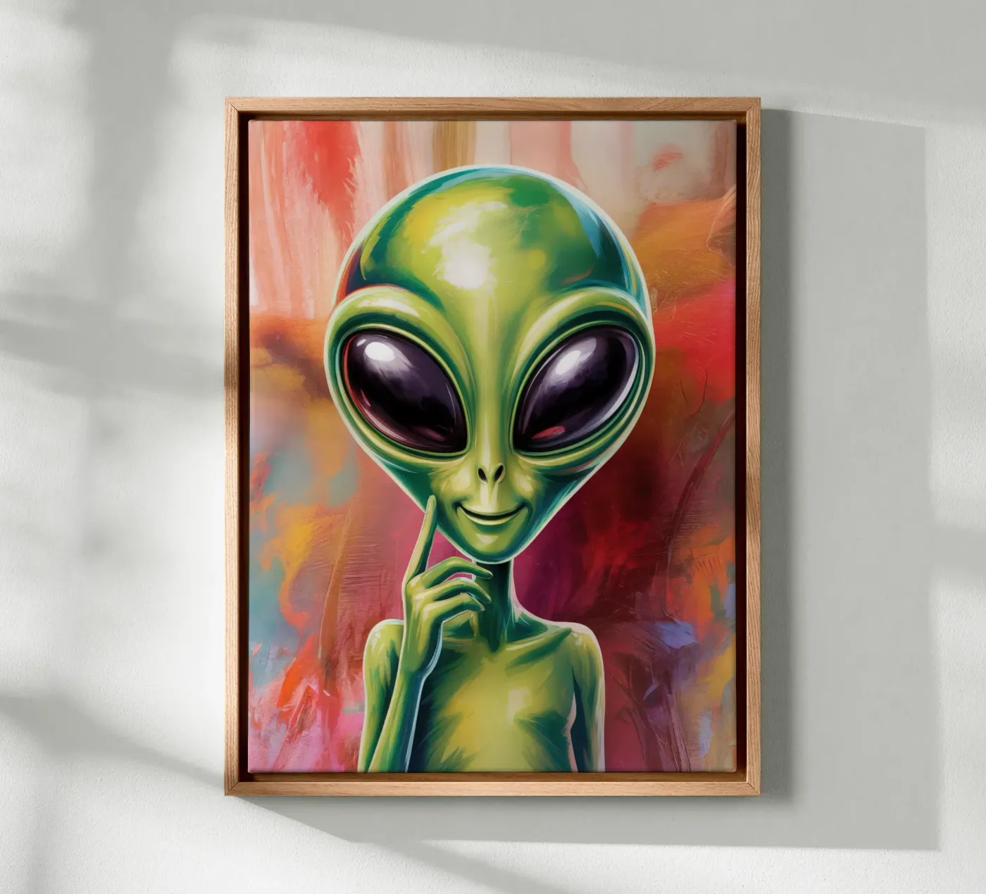 Alien Gemälde canvas by Not from this planet