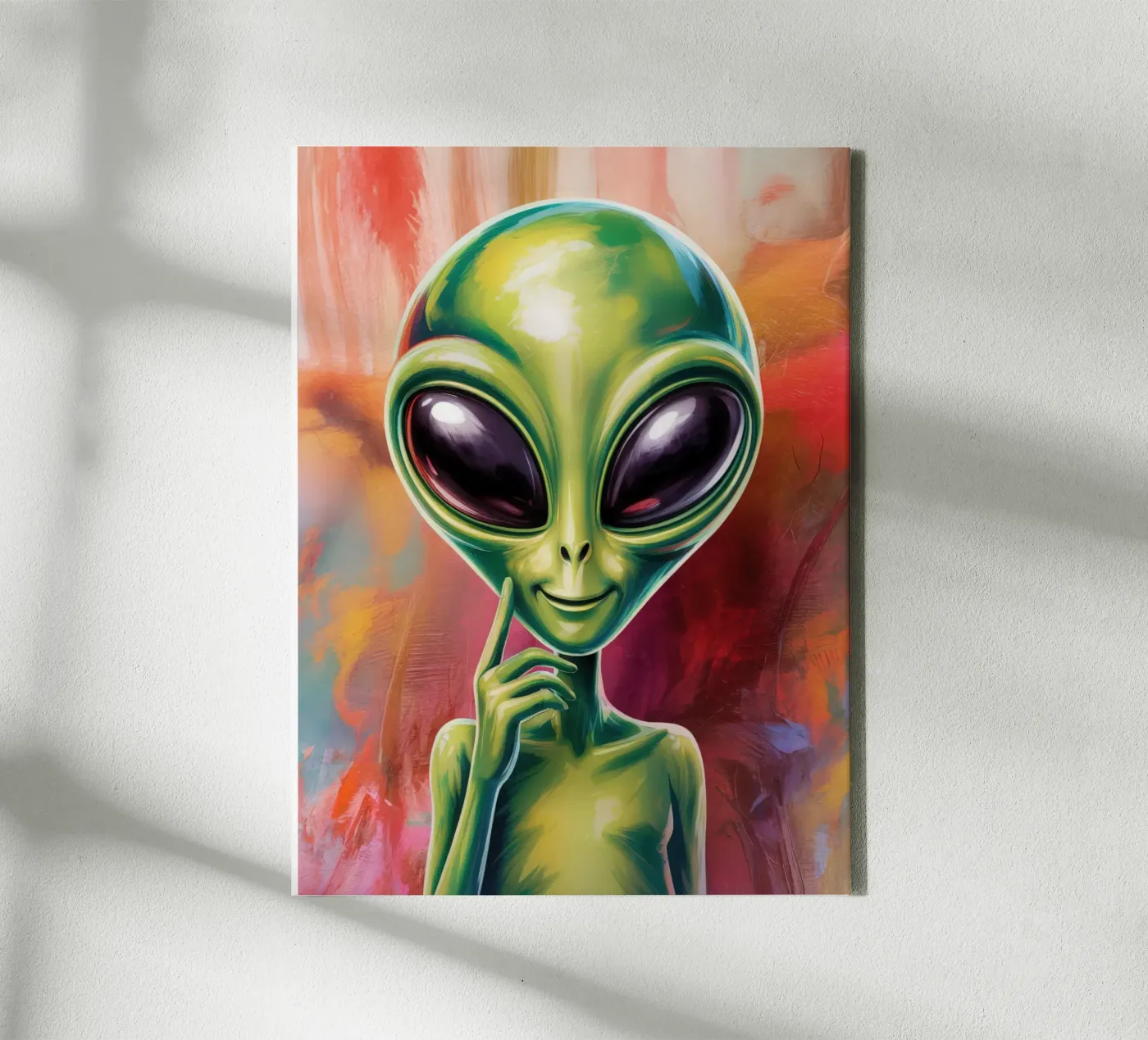 Alien Gemälde canvas by Not from this planet