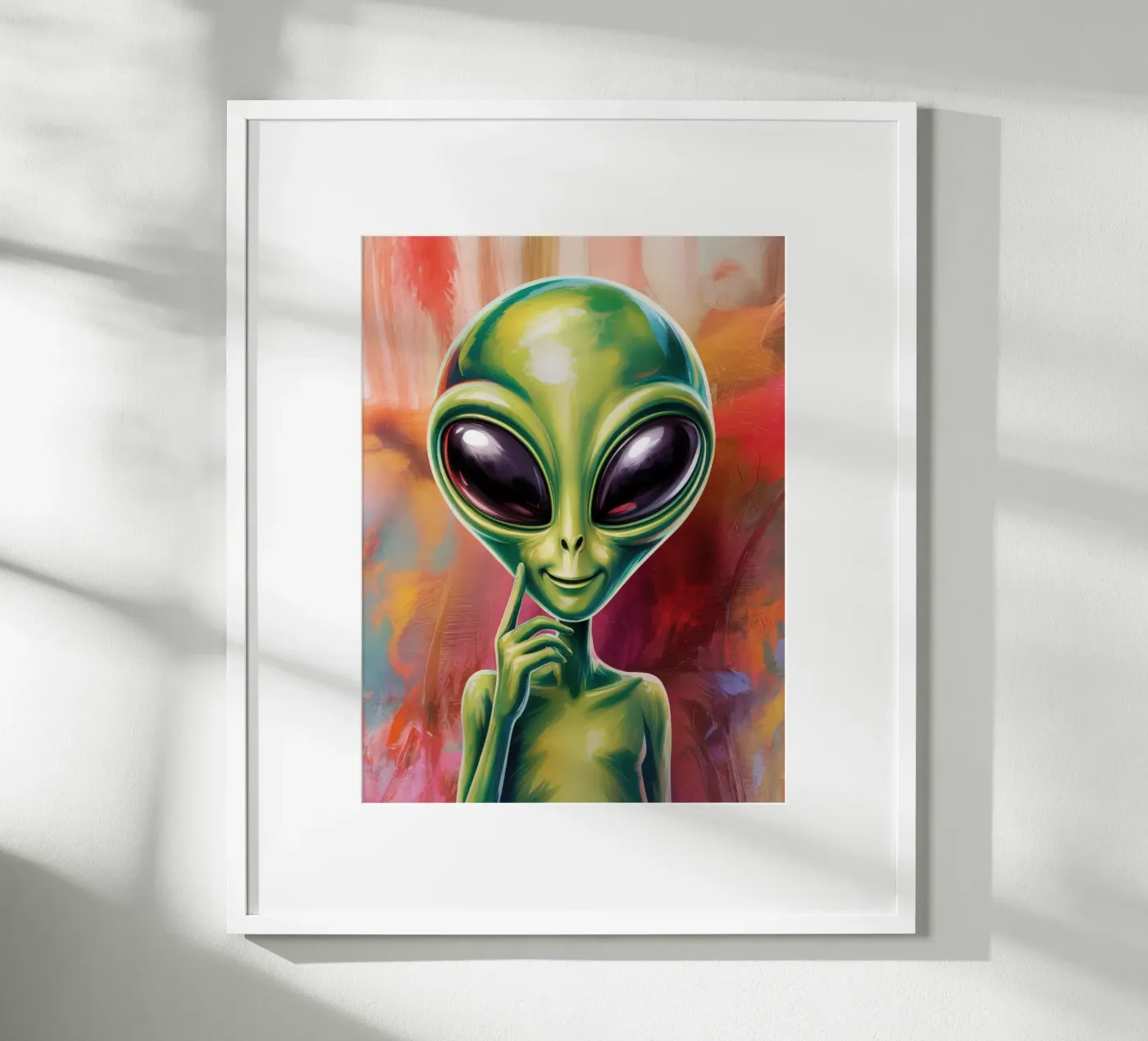 Alien Gemälde poster da Not from this planet
