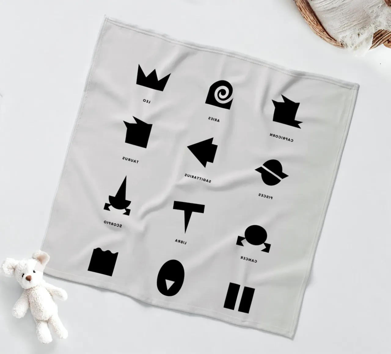 Horoscope Chart 2 fleecedeken van daylight design studio