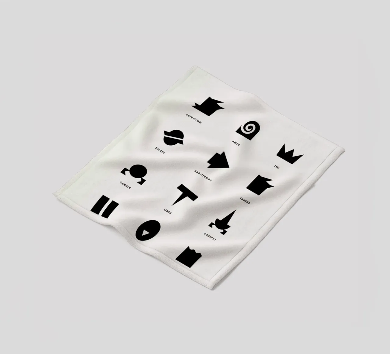 Horoscope Chart 2 fleecedeken van daylight design studio