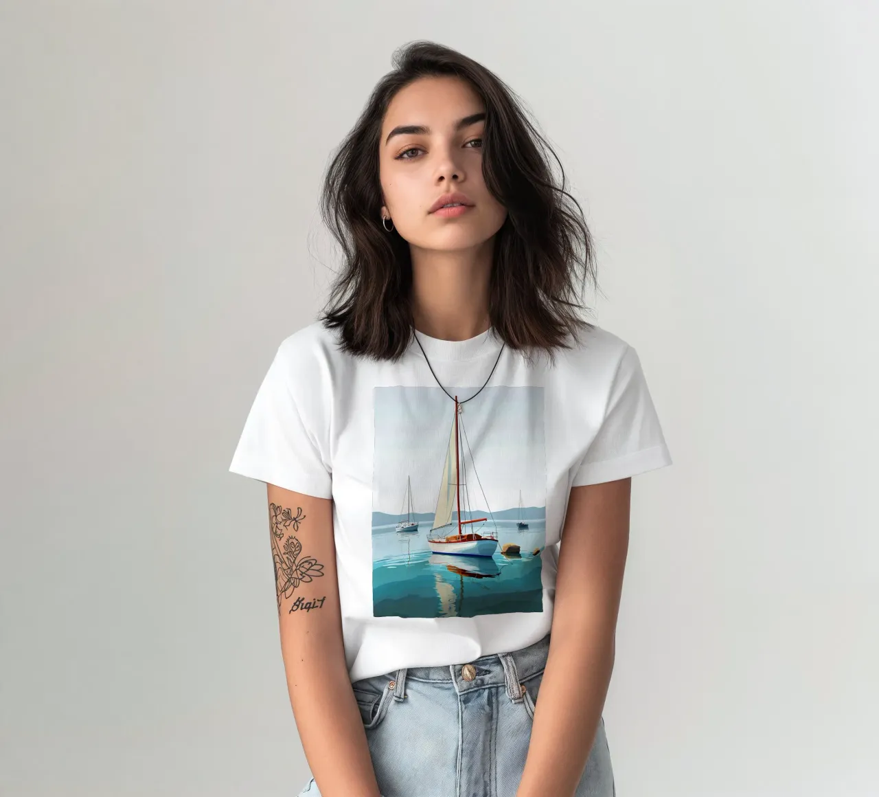Ancoraggio tranquillo t-shirt da Digital Naive
