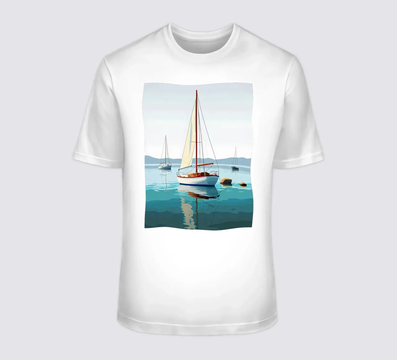 Ancoraggio tranquillo t-shirt da Digital Naive
