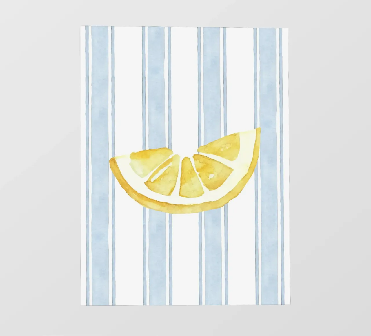 Zitrone drucken, Blaue Streifen drucken, Zitrone dekorieren PVC Plane von DolceVita