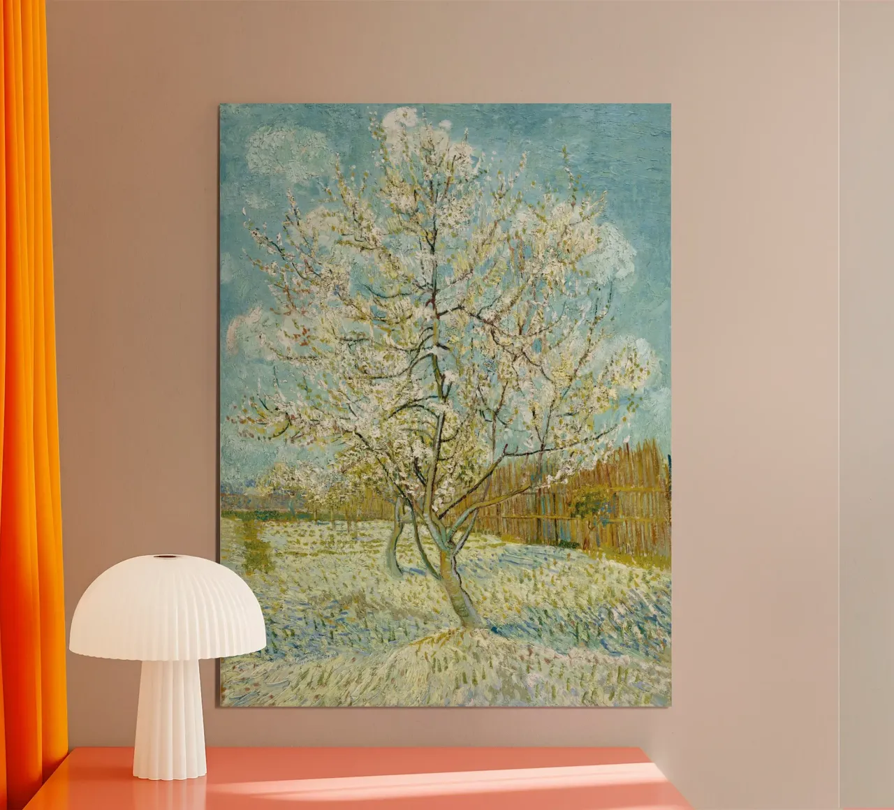 Il pesco rosa di Vincent van Gogh poster da Van Gogh Prints