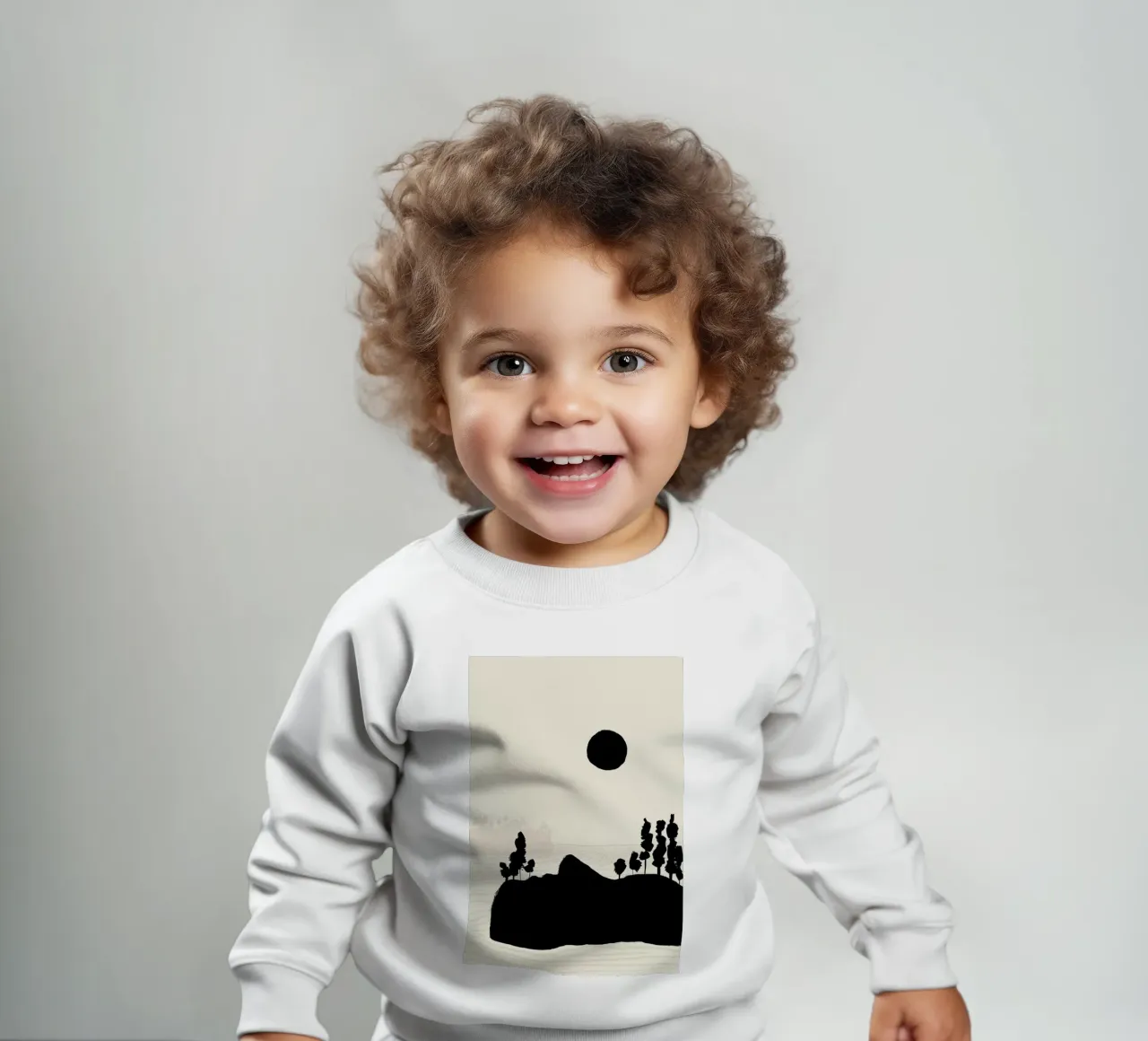 Midnight Island felpa neonato da Graphite