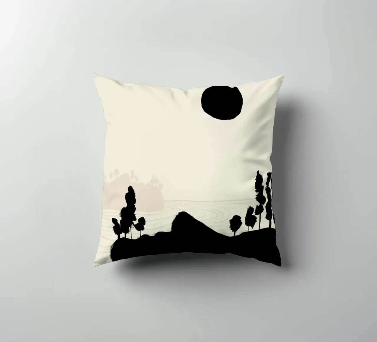 Midnight Island cuscino da Graphite