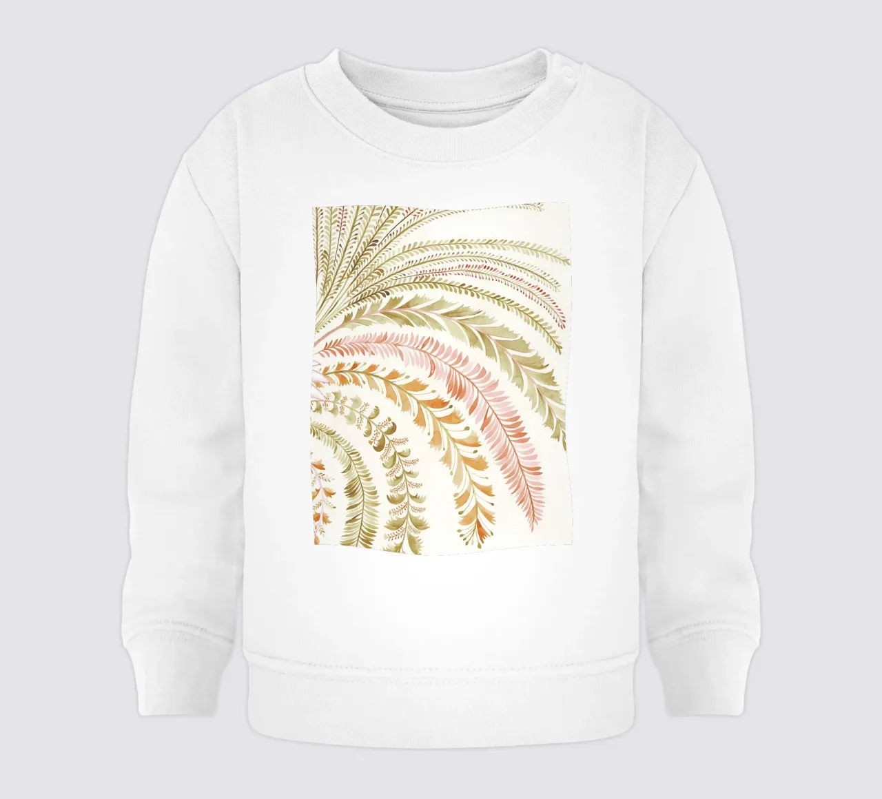 Arte Botánico Abstracto, Palmera Abstracta, Impresión Boho sudadera de bebé de Boheme