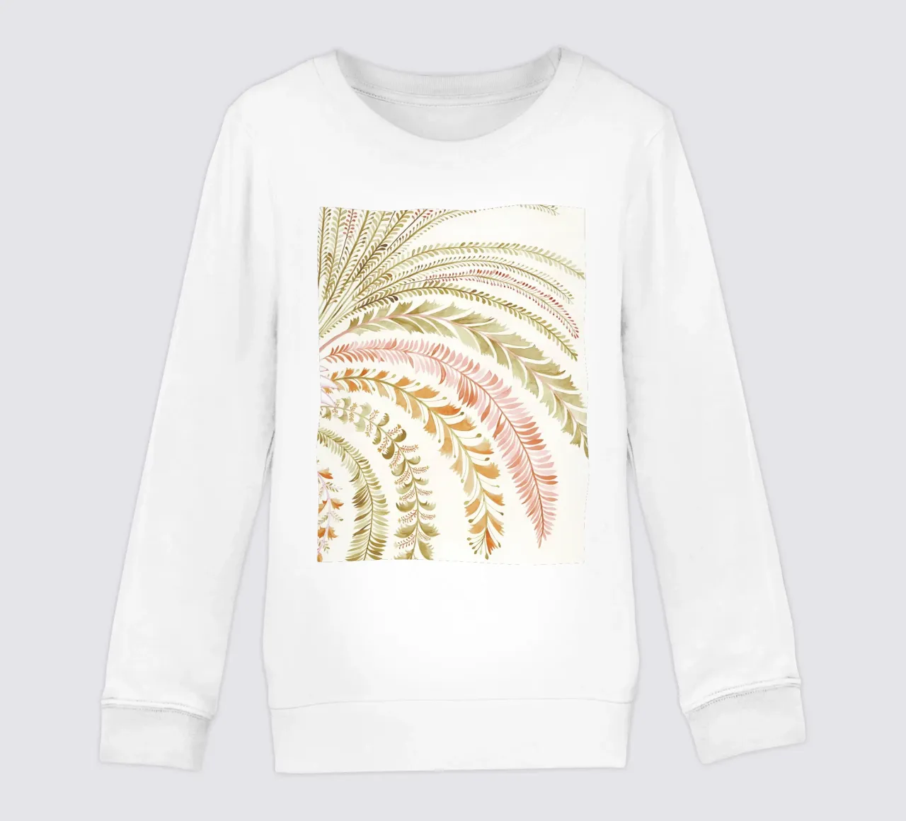Arte Botánico Abstracto, Palmera Abstracta, Impresión Boho sudadera para niño de Boheme