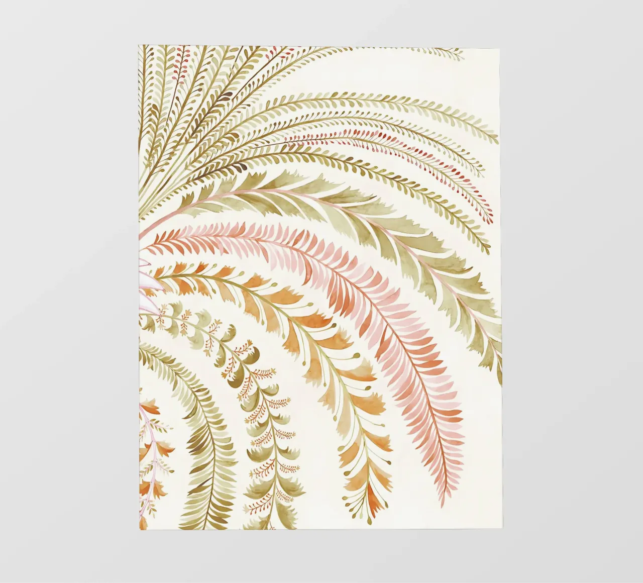 Arte Botánico Abstracto, Palmera Abstracta, Impresión Boho papel para pared de Boheme