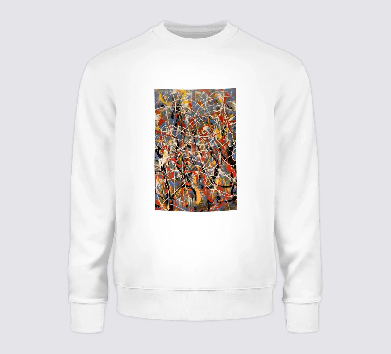 Splashes of colour in motion sweatshirt by Carinaprint