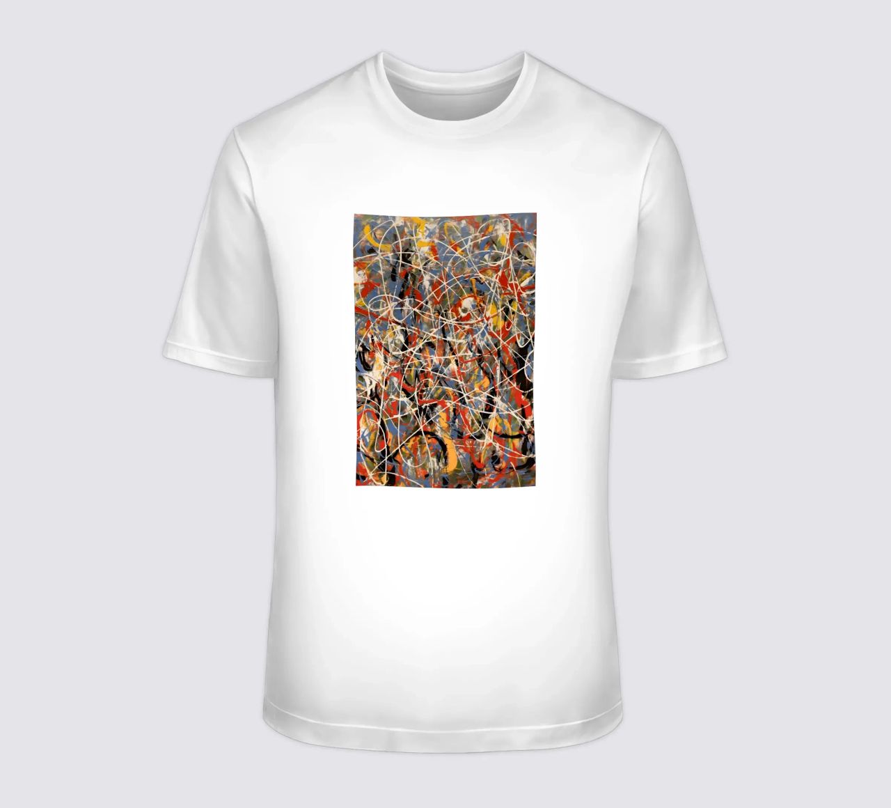 Splashes of colour in motion t-shirt by Carinaprint