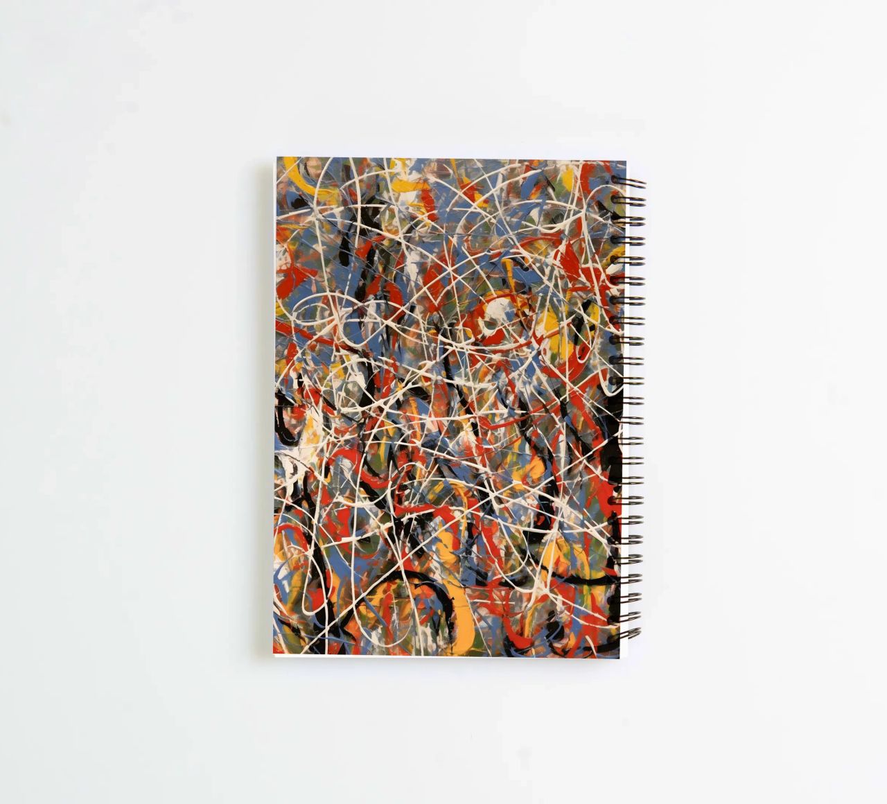 Splashes of colour in motion spiral notebook by Carinaprint