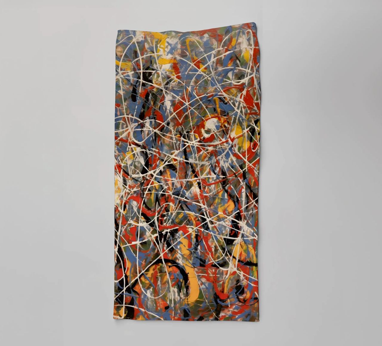 Splashes of colour in motion towel by Carinaprint