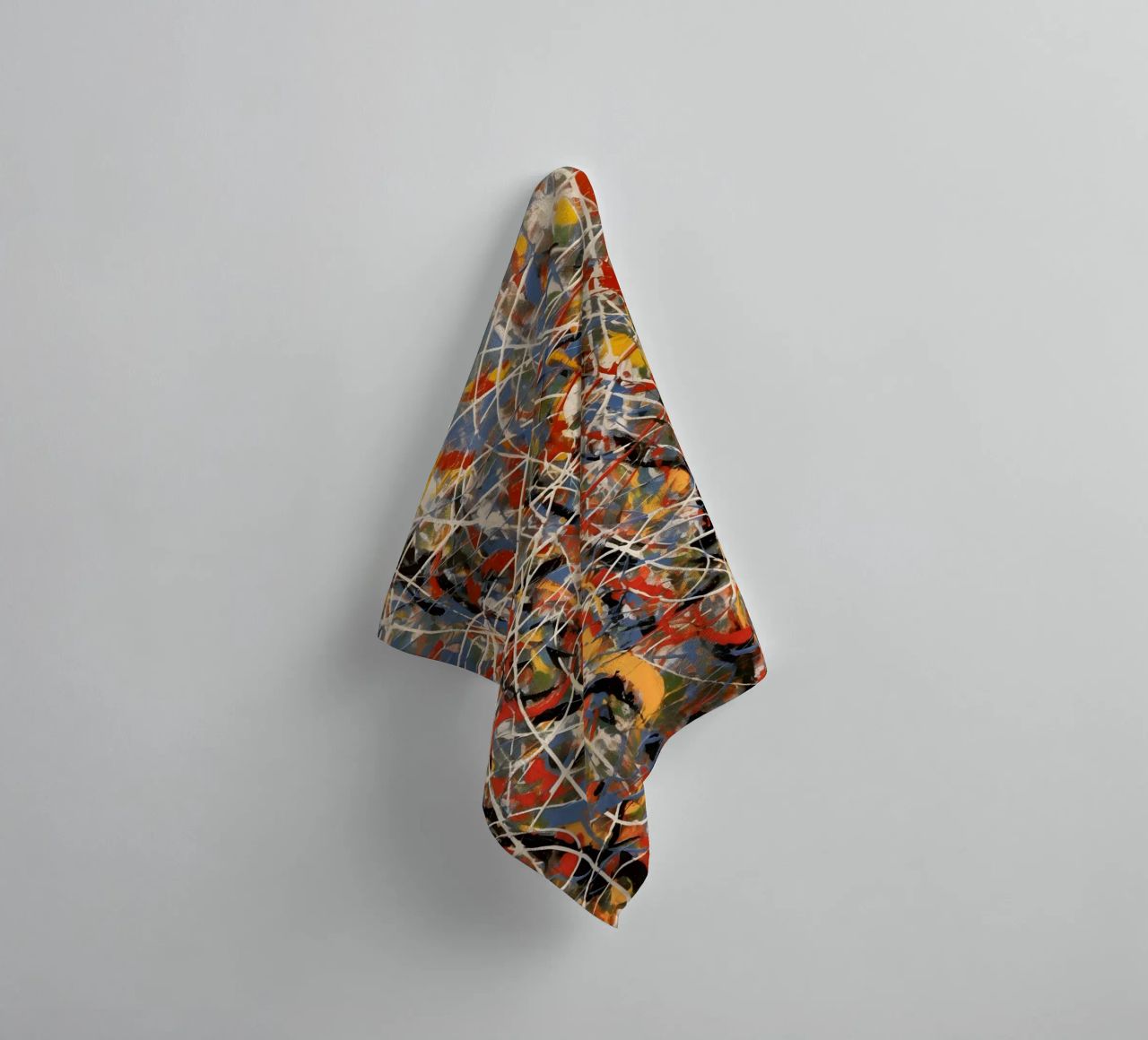 Splashes of colour in motion towel by Carinaprint