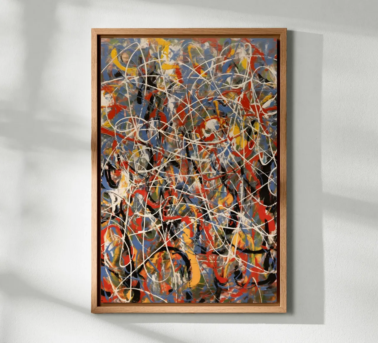 Des taches de couleur en mouvement toile de Carinaprint
