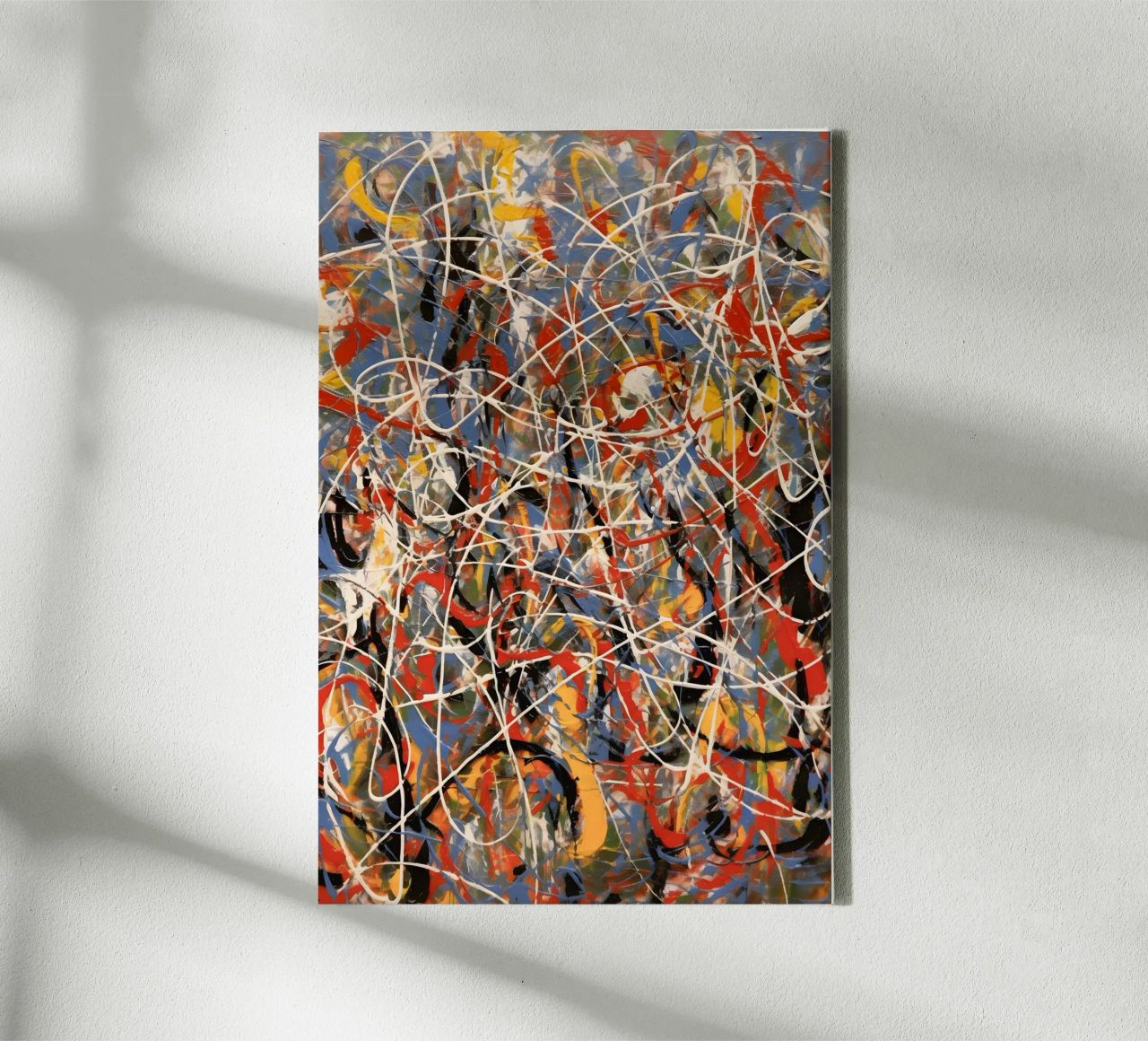 Splashes of colour in motion canvas by Carinaprint