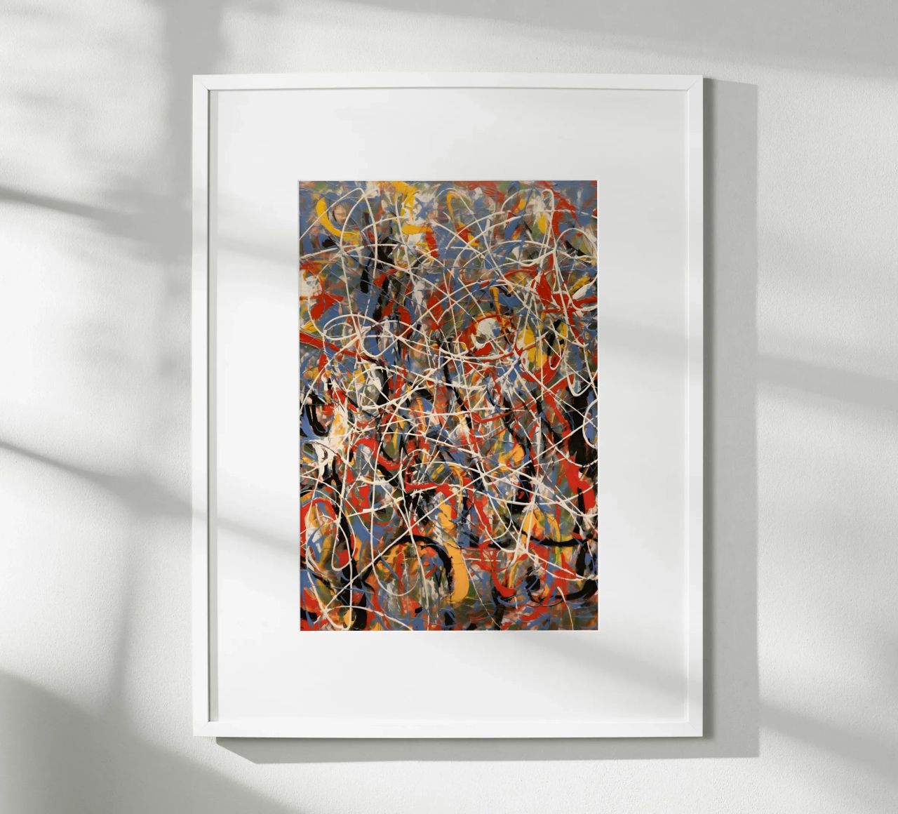 Splashes of colour in motion poster by Carinaprint