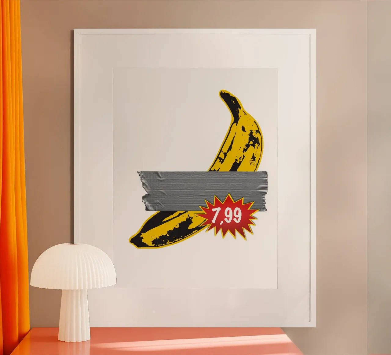 banana tape poster da ramosashop